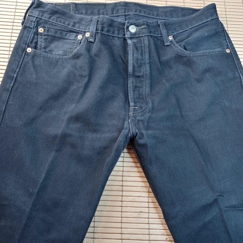 Levi's 501xx men's black jeans. Button fly. Sz 36x30. B101 6pm